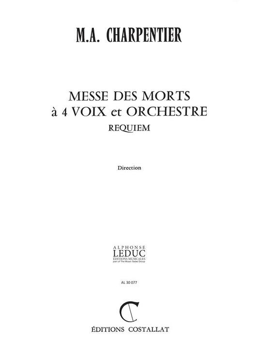 Messe Des Morts En Sol Mineur | Marc-Antoine Charpentier | Voix | Partition
