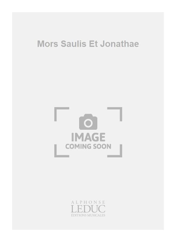Mors Saulis Et Jonathae | Marc-Antoine Charpentier | Voix
