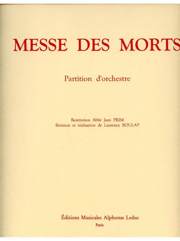 Messe Des Morts -Requiem | Gilles | Voix