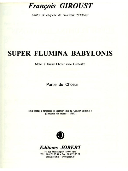 Super Flumina Babylonis | Giroust | Chœur