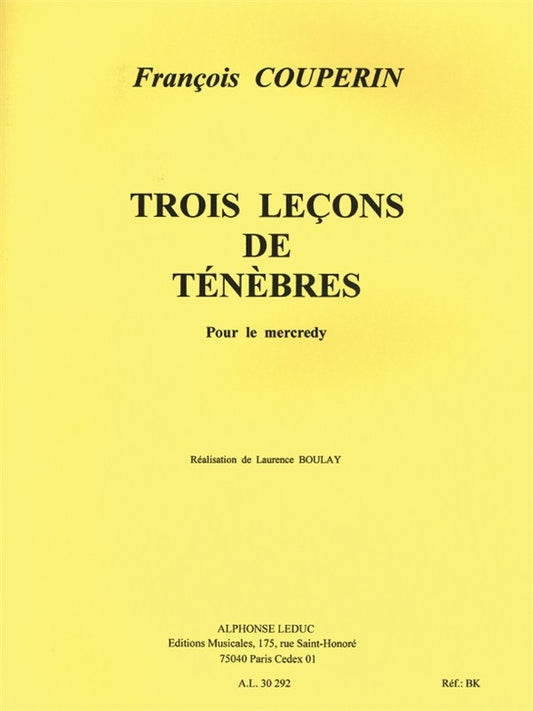 Leçons de Ténèbres | François Couperin | Violon