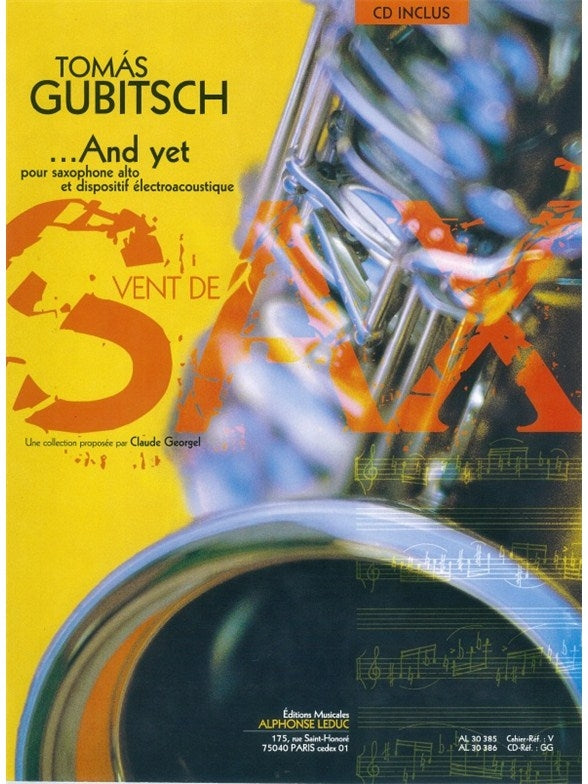 ...Et pourtant | Tomas Gubitsch | Saxophone