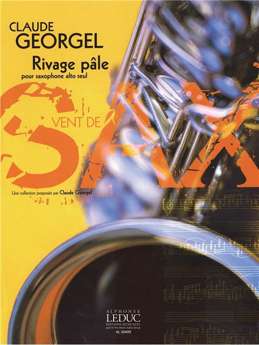 Rivage Pâle pour saxophone alto solo | Claude Georgel