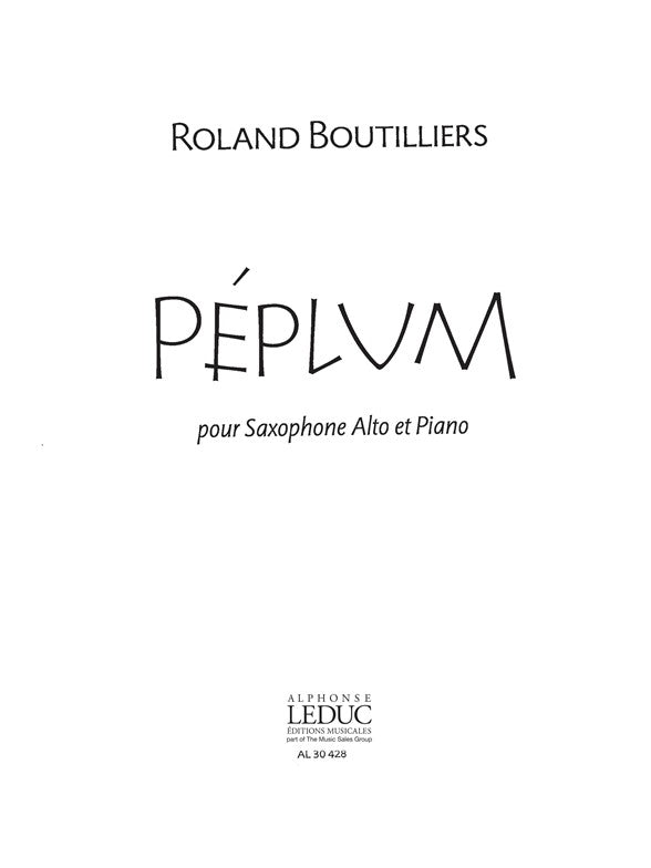 Peplum | Boutilliers | Saxophone