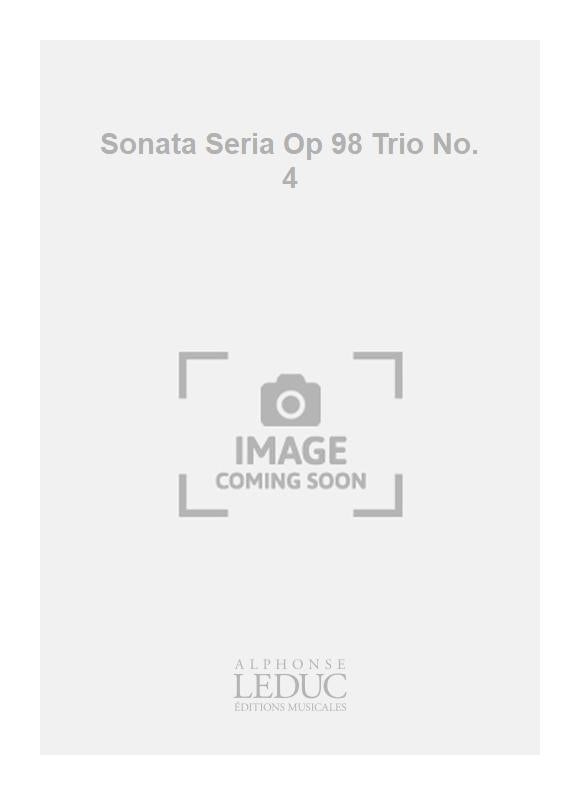 Sonata Seria Op 98 Trio No. 4 | Nicolas Bacri | Violon