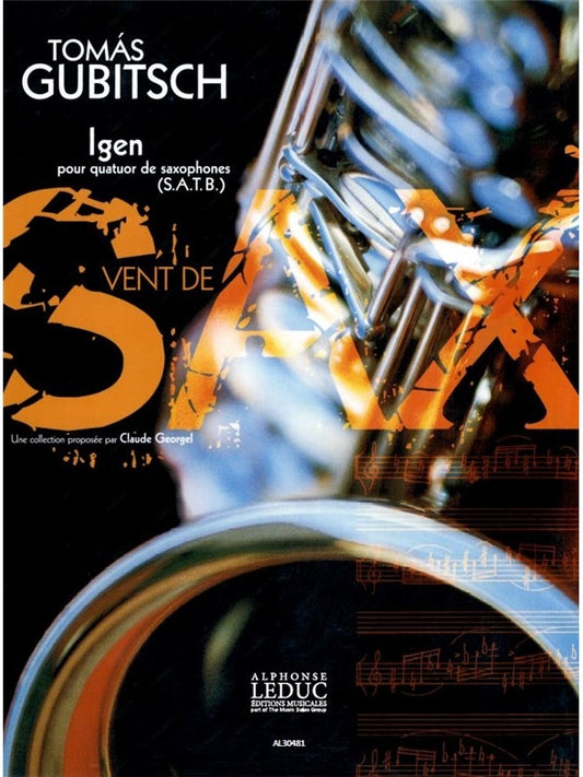 Igen | Tomas Gubitsch | Quatuor de saxophones