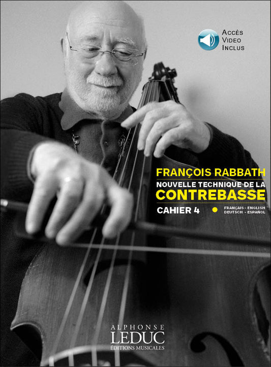Nouvelle Technique de la Contrebasse, Cahier 4 | François Rabbath