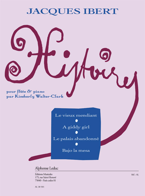 Histoires de Jacques, Livre pour flûte et Piano