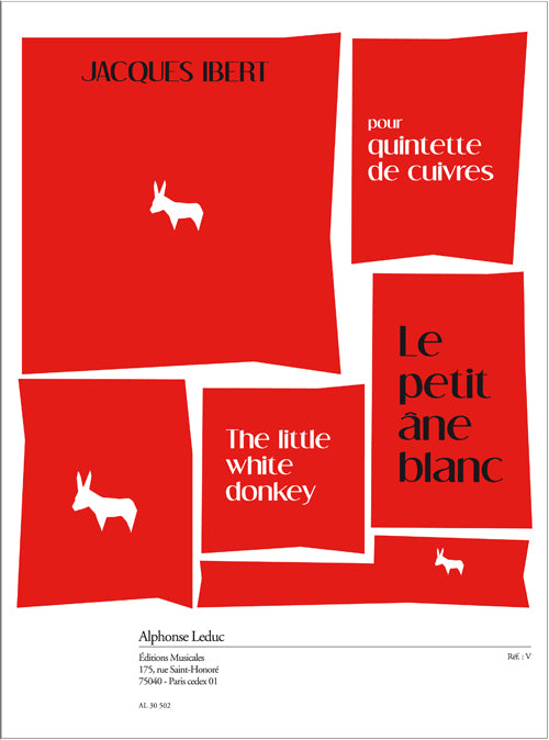 Le petit âne blanc arrangement de Mccullough | Jacques Ibert