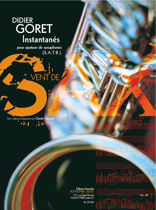 Goret: Instantanes | Quatuor de saxophones