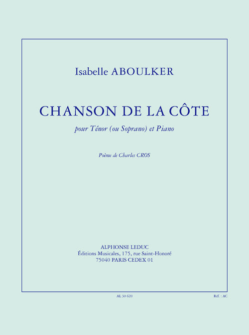 Chanson de la côte | Isabelle Aboulker | Voix