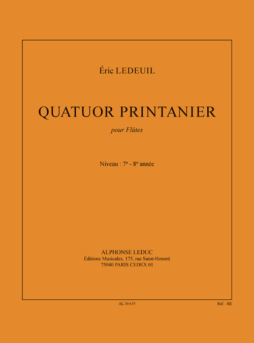 Quatuor Printanier pour Flutes | Éric Ledeuil