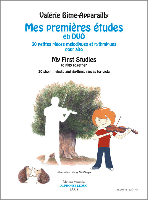 Mes premières études en duo pour alto | Valerie Bime-Apparailly
