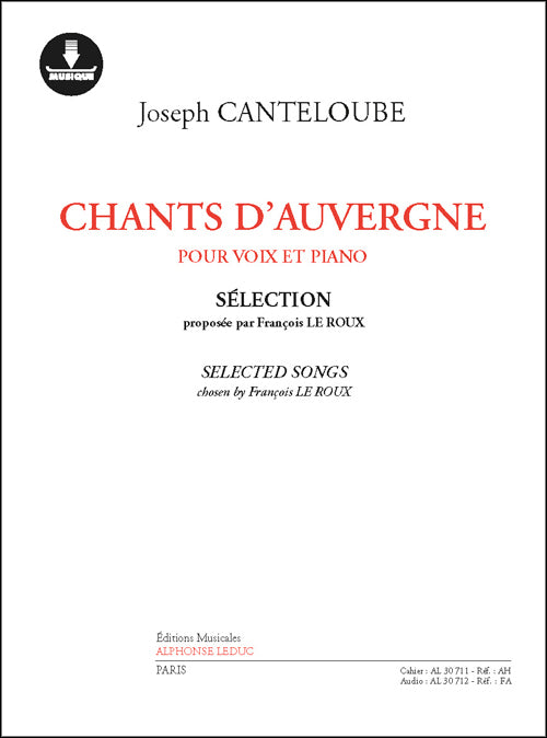 Chants d'Auvergne | Joseph Canteloube | Voix