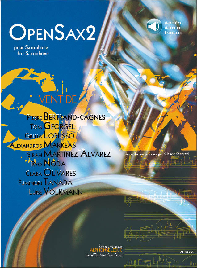 Opensax Vol. 2 pour saxophone alto | Claude Georgel