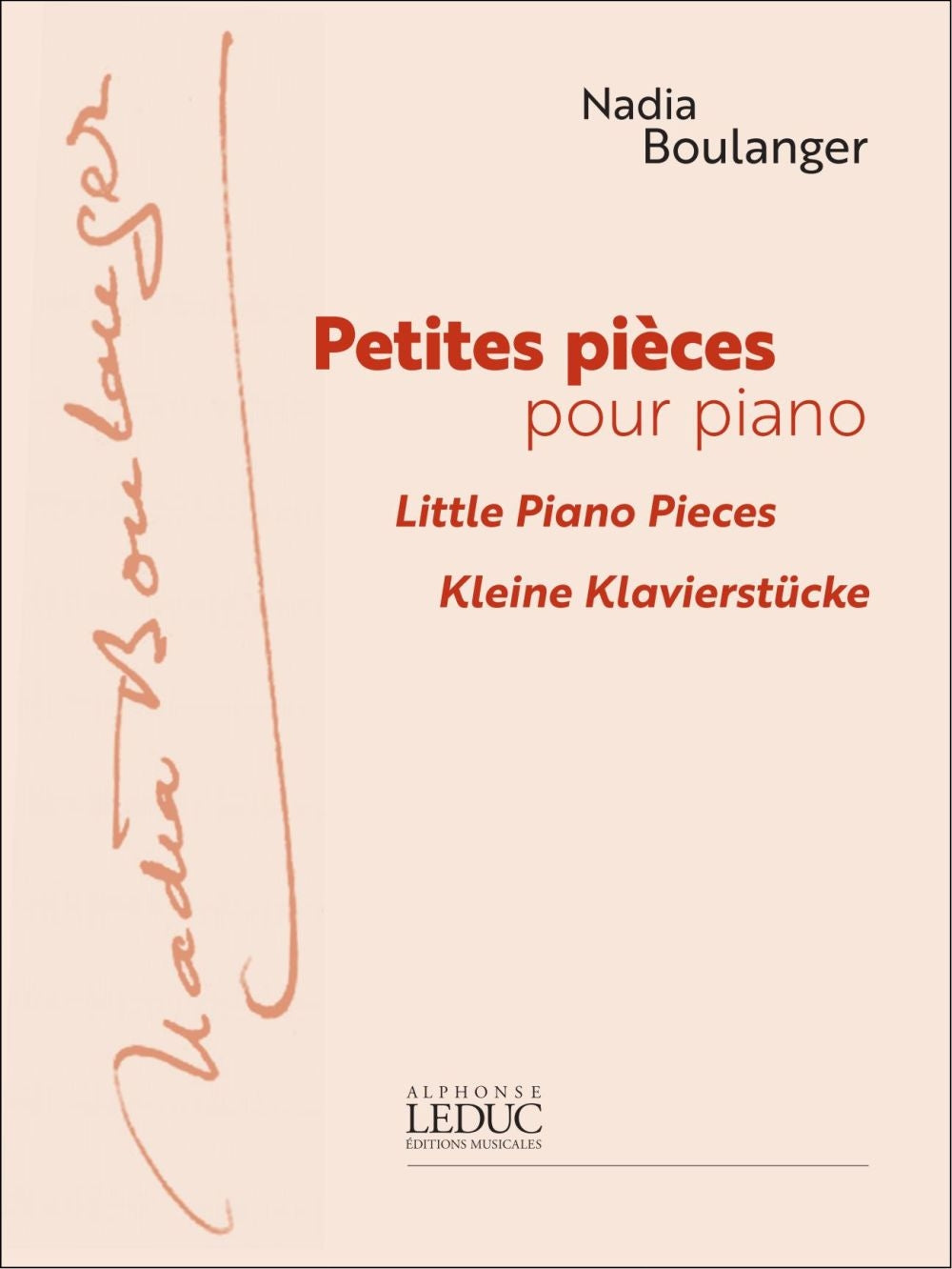 Petites Pièces pour Piano | Nadia Boulanger
