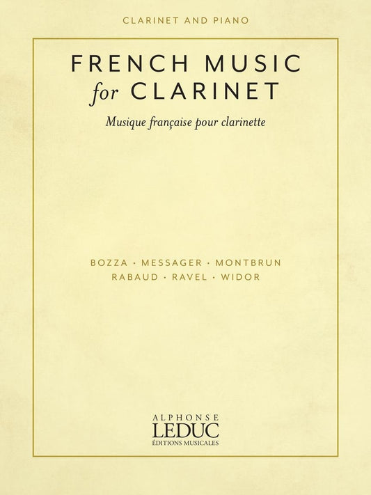 French Music for Clarinet and Piano, Livre + partie(s) séparée(s) pour clarinette et Piano
