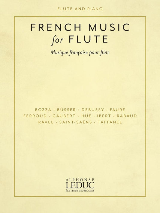 French Music for Flute and Piano, Livre + partie(s) séparée(s) pour flûte et Piano