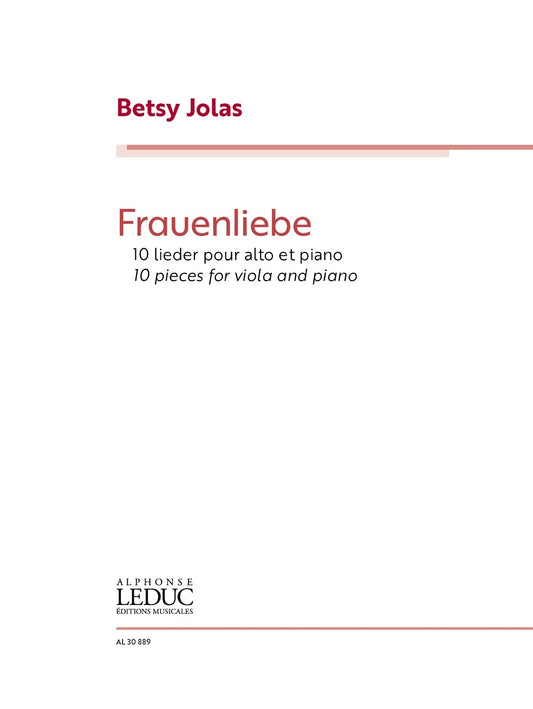 Frauenliebe | Betsy Jolas | Alto