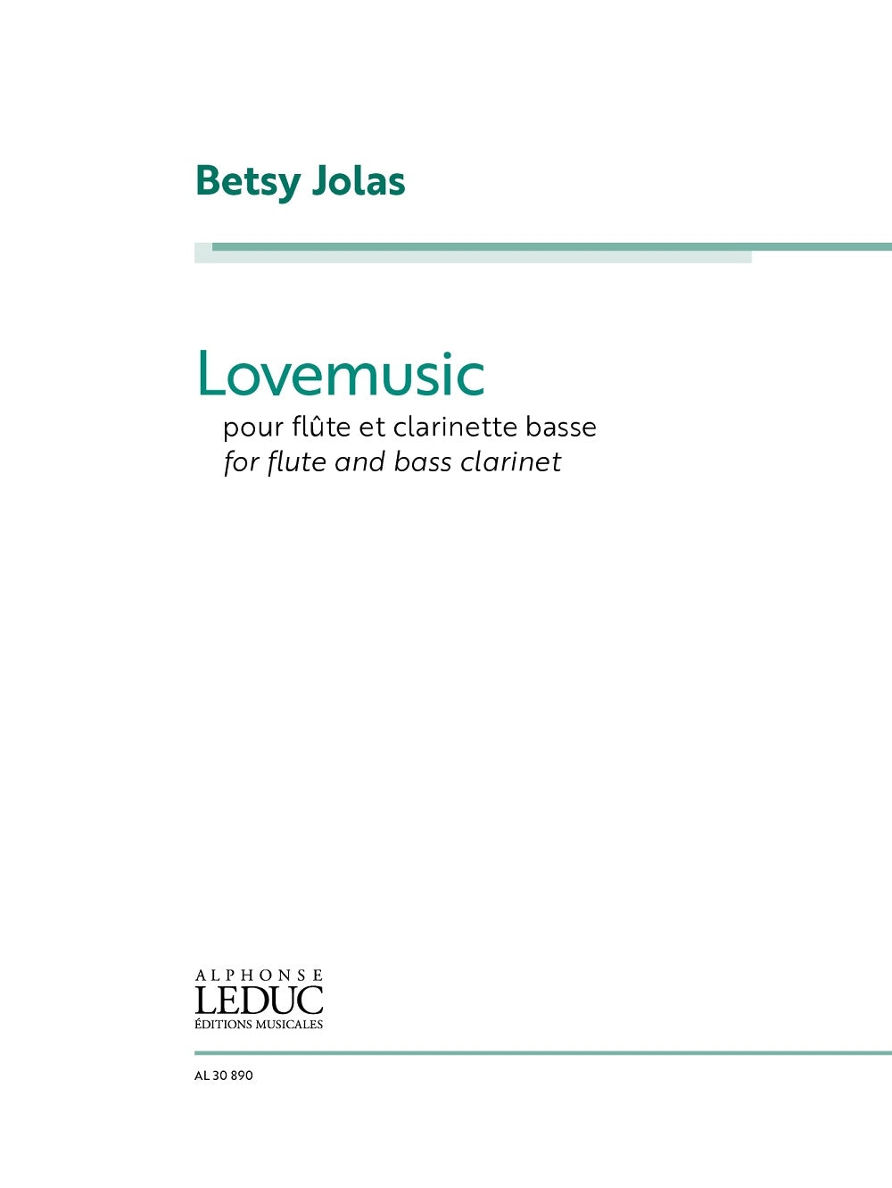 Love Music | Betsy Jolas | Flûte
