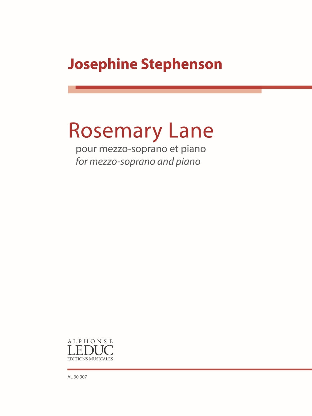Rosemary Lane | Josephine Stephenson | Voix