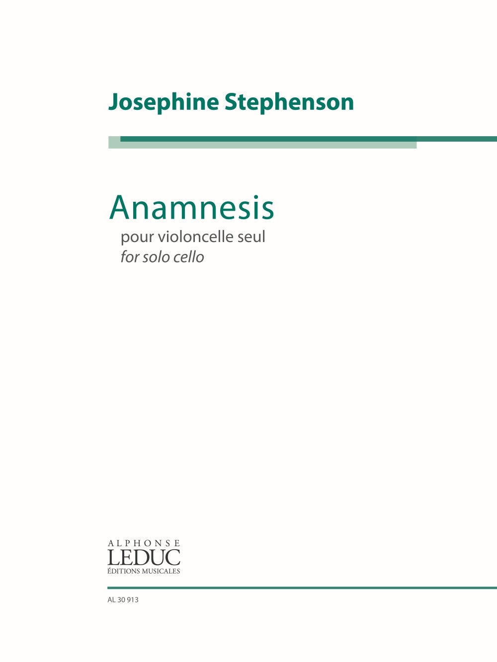 Anamnesis | Josephine Stephenson | Violoncelle