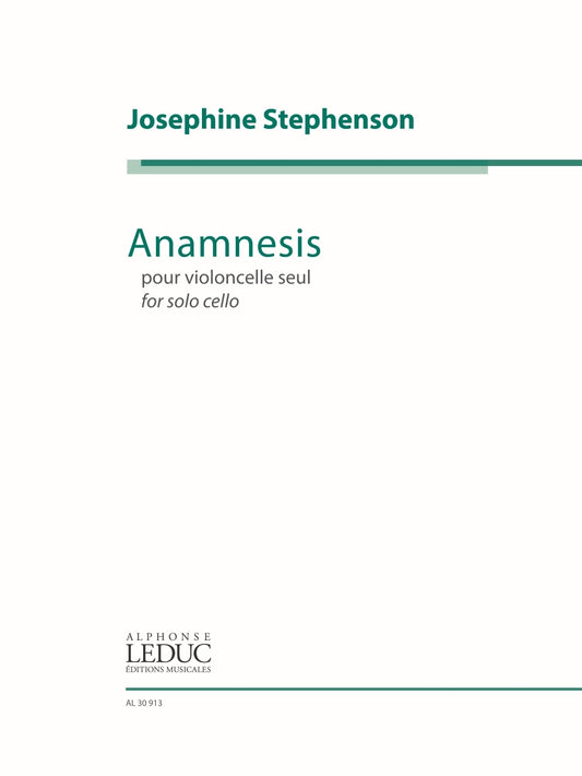 Anamnesis | Josephine Stephenson | Violoncelle