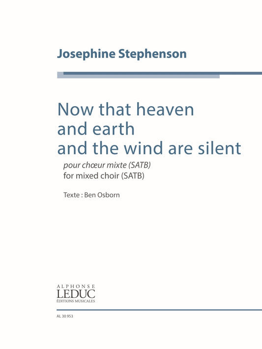 Maintenant que le ciel, la terre et le vent se sont tus | Josephine Stephenson