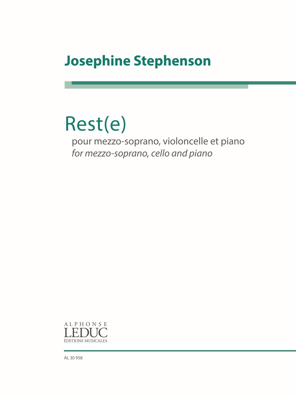 Rest(e) | Josephine Stephenson | Voix