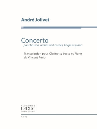 Concerto pour basson | André Jolivet | Clarinette basse