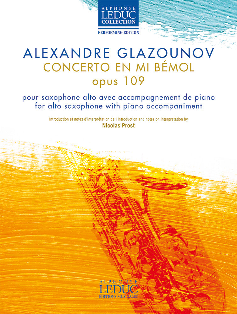 Concerto en mi bémol, opus 109 | Alexander Glazunov