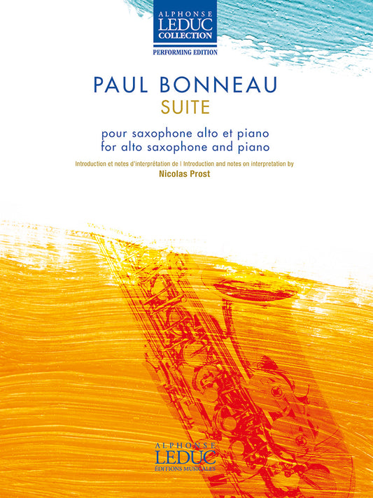Suite pour saxophone alto et piano | Paul Bonneau