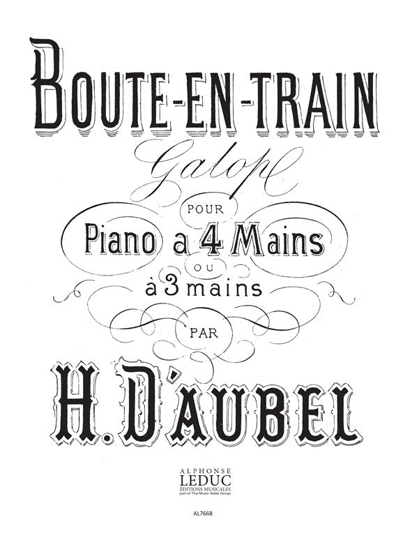 Henri d Aubel: Boute en Train, Galop | Piano