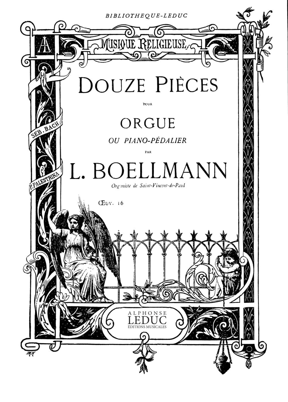Pièces(12) | Léon Boëllmann | Orgue