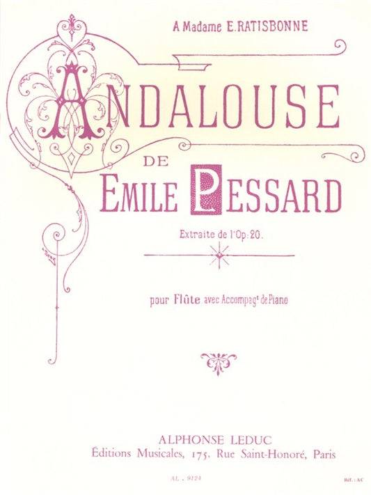 Andalouse Op. 20 | Emile Pessard | Flûte