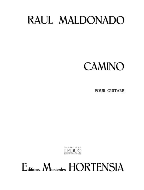 Camino | Maldonado | Guitare