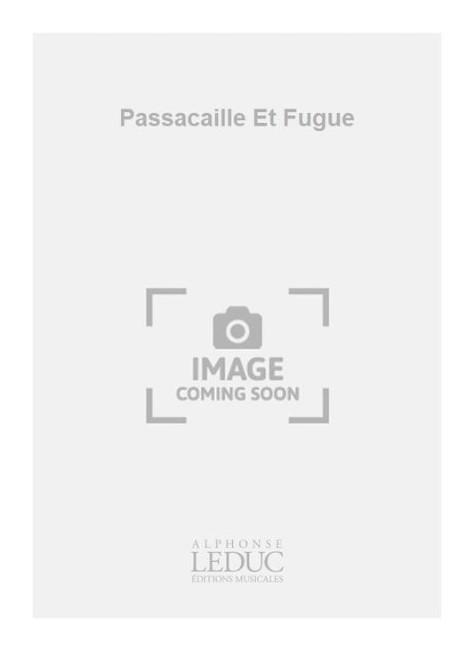 Passacaille Et Fugue | Joubert | Guitare