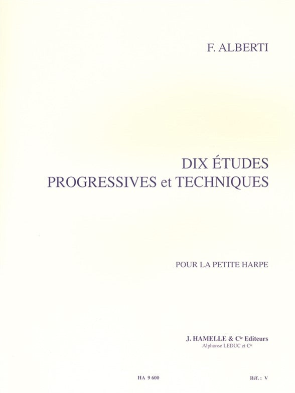 10 Études Progressives et Techniques | Freddy Alberti