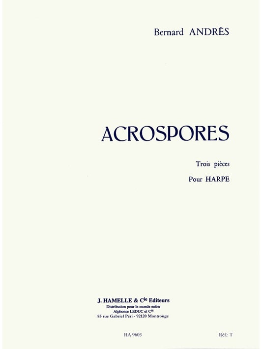 Acrospores | Andres | Harpe