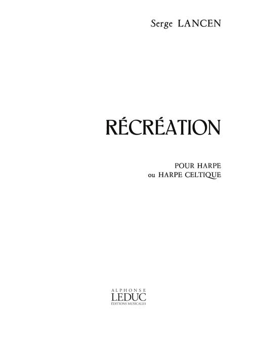Recreation | Serge Lancen | Harpe