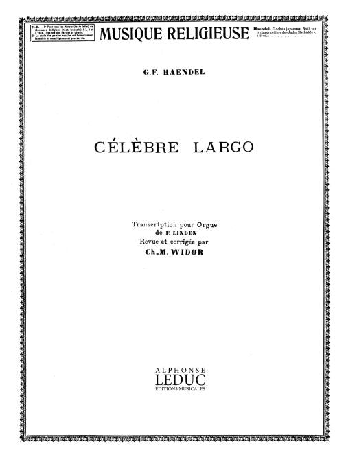 Célèbre Largo | Georg Friedrich Händel | Orgue