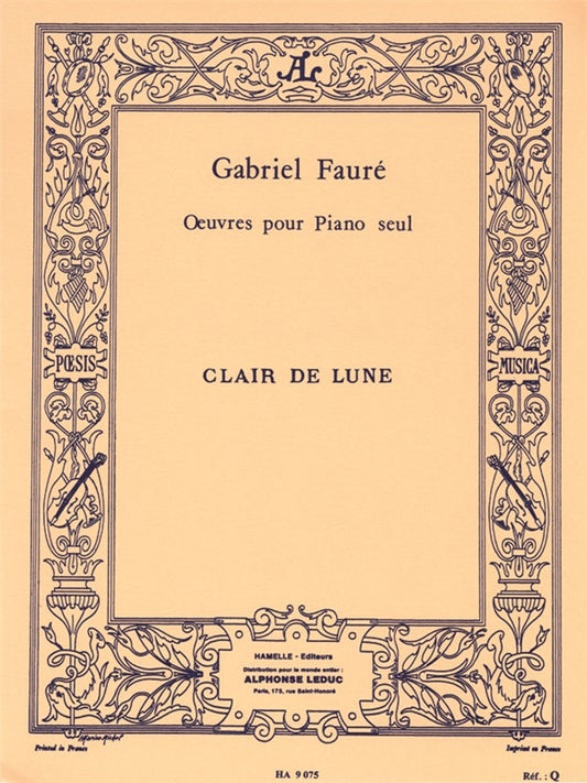 Clair De Lune Op.46 No.2 | Gabriel Fauré | Piano
