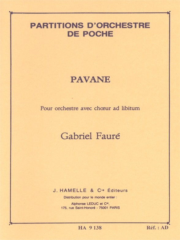 Pavane Op.50 | Gabriel Fauré | Chœur | Partition