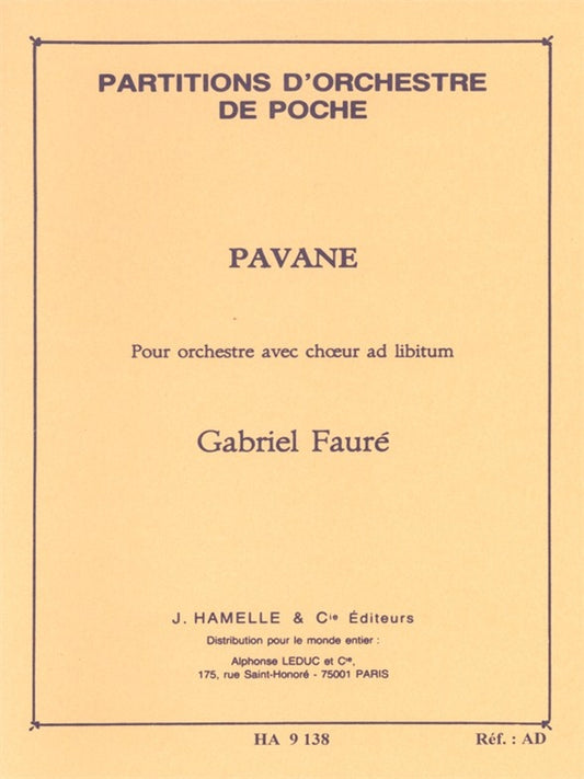 Pavane Op.50 | Gabriel Fauré | Chœur | Partition