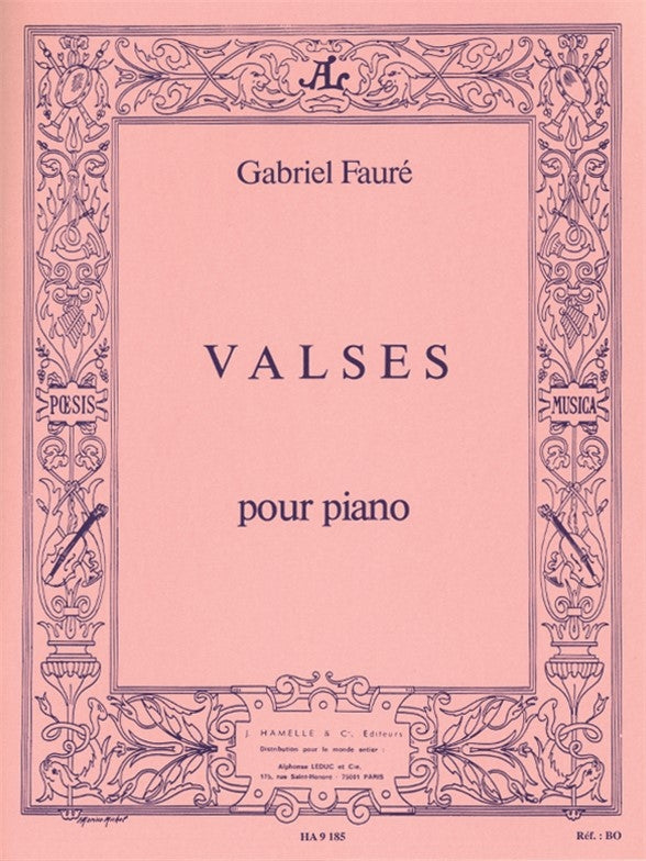 Valses -4 Valses Caprices | Gabriel Fauré | Piano
