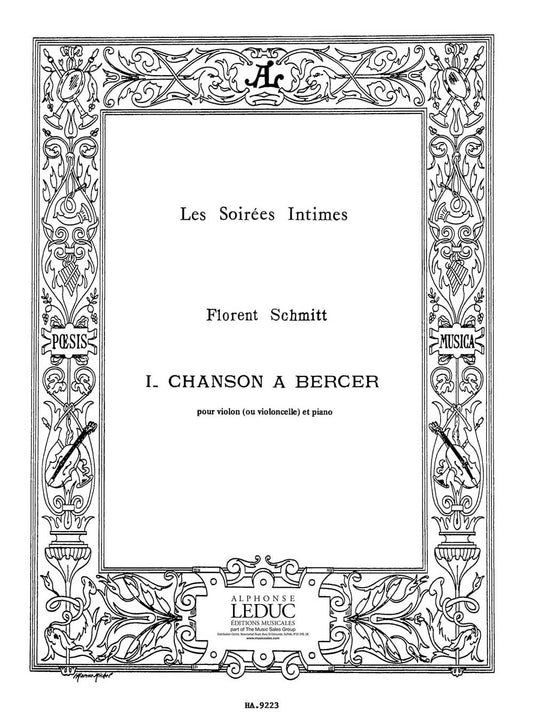 Chanson à Bercer | Florent Schmitt | Violon