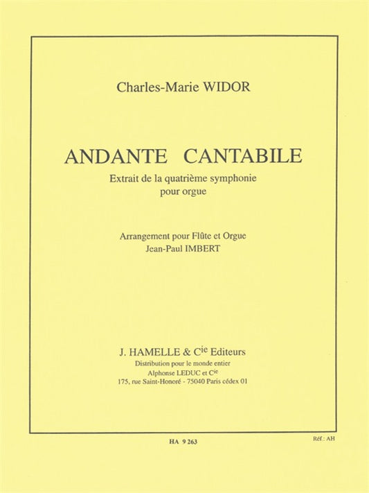Charles Marie Widor: Andante cantabile | Flûte