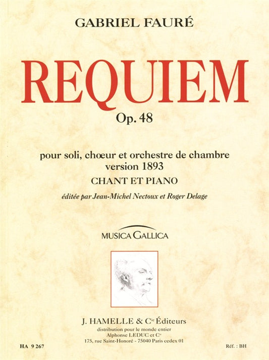 Requiem op. 48 | Gabriel Fauré | Voix | Livre | HA09267