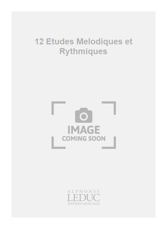 12 Études Mélodiques et Rythmiques | Martin Criado García