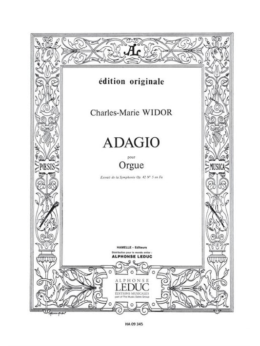Adagio-Extrait Symphonie N05 | Charles-Marie Widor | Orgue